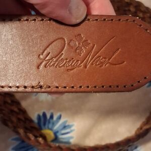 Patricia Nash Brown Braided Belt